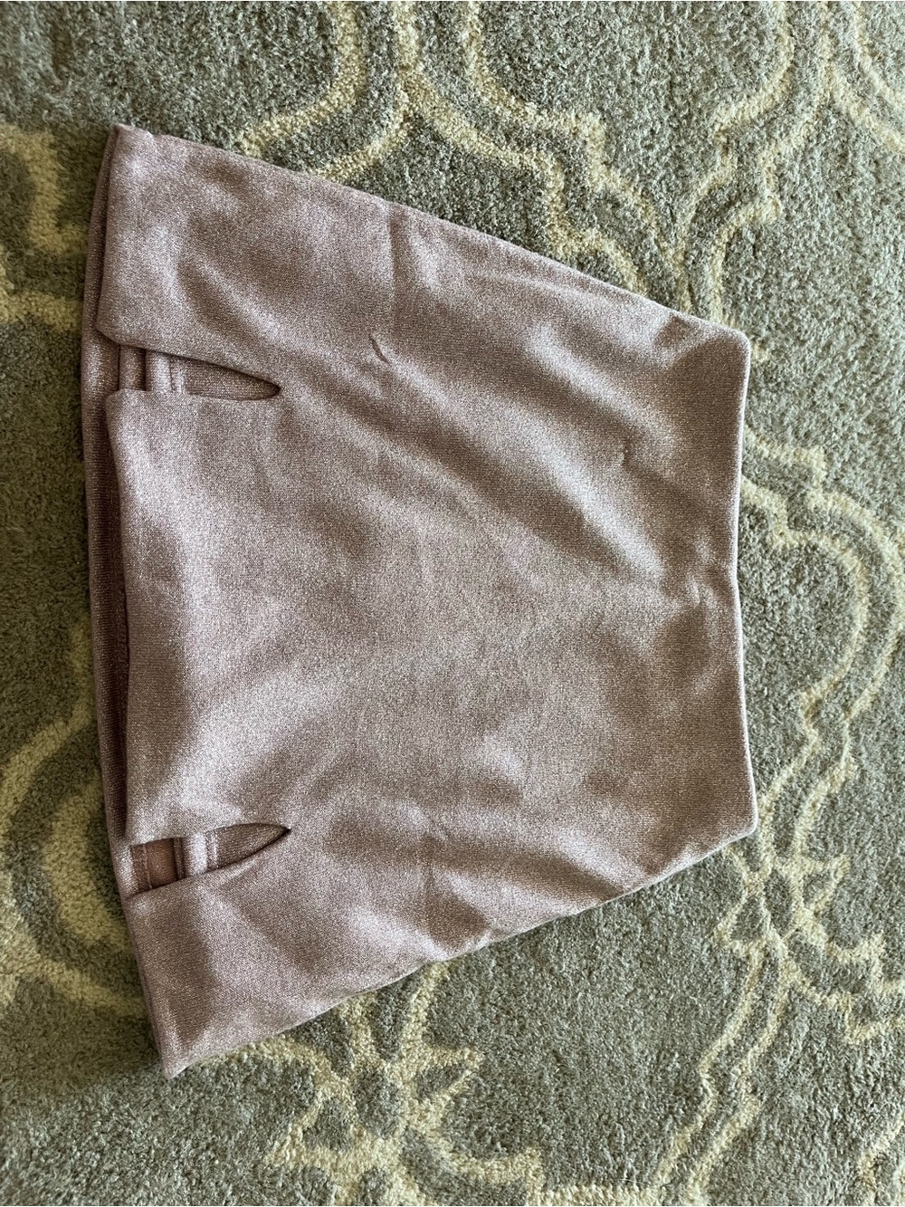 Mini Skirt in Dusty Rose